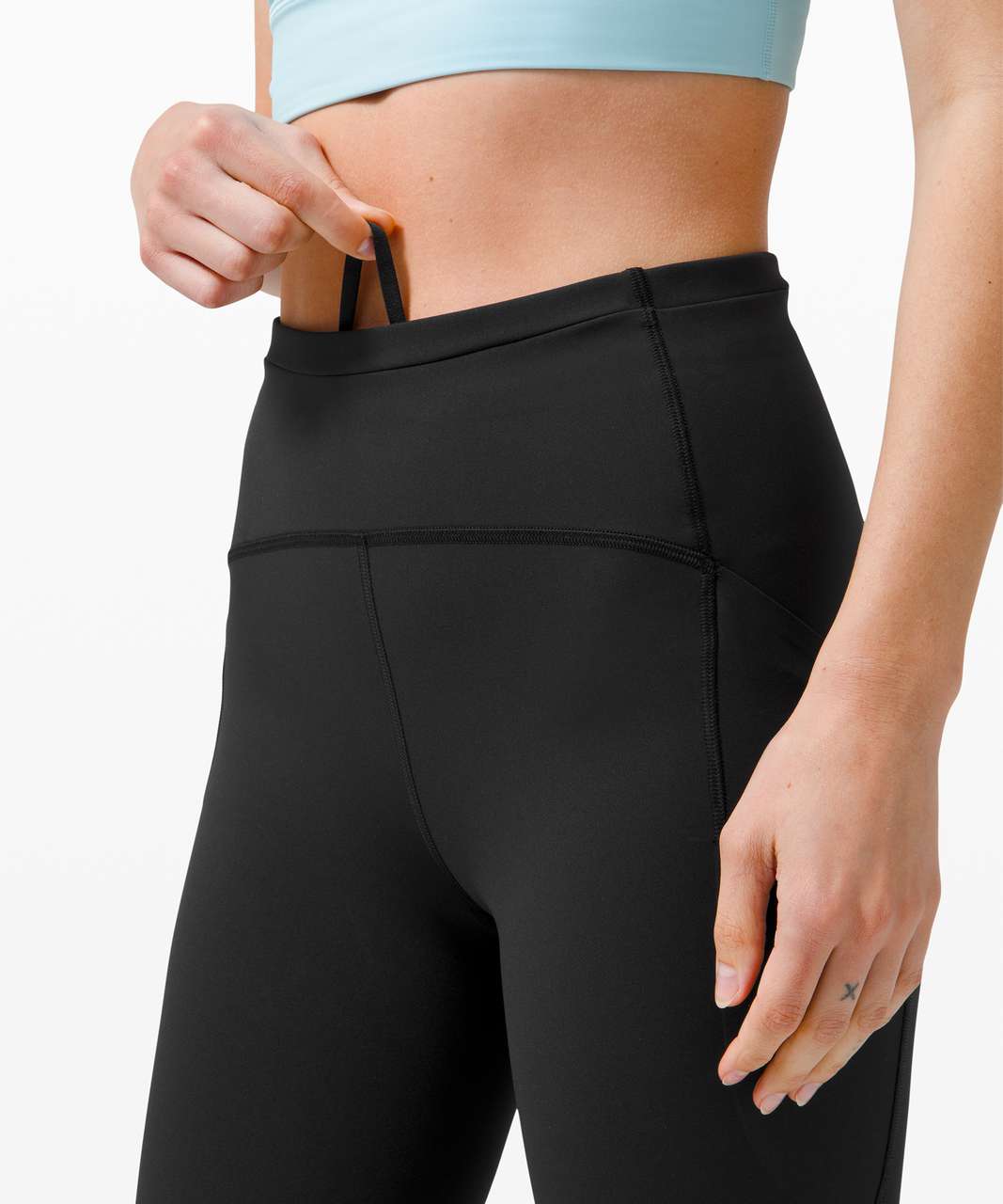 Lululemon Speed Tight II - Parallel Stripe Black White / Black