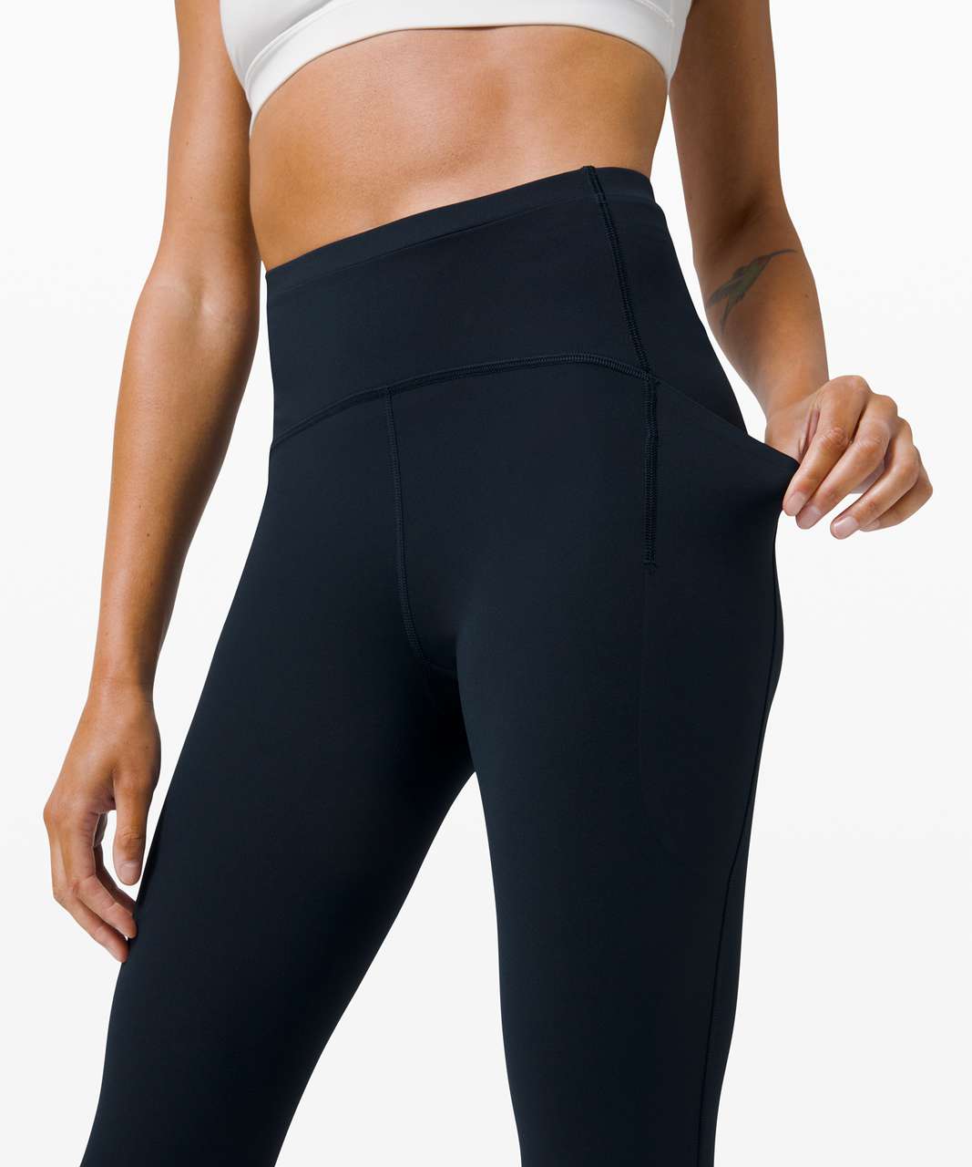 Leggings Lululemon Navy size 6 US in Synthetic - 40799753