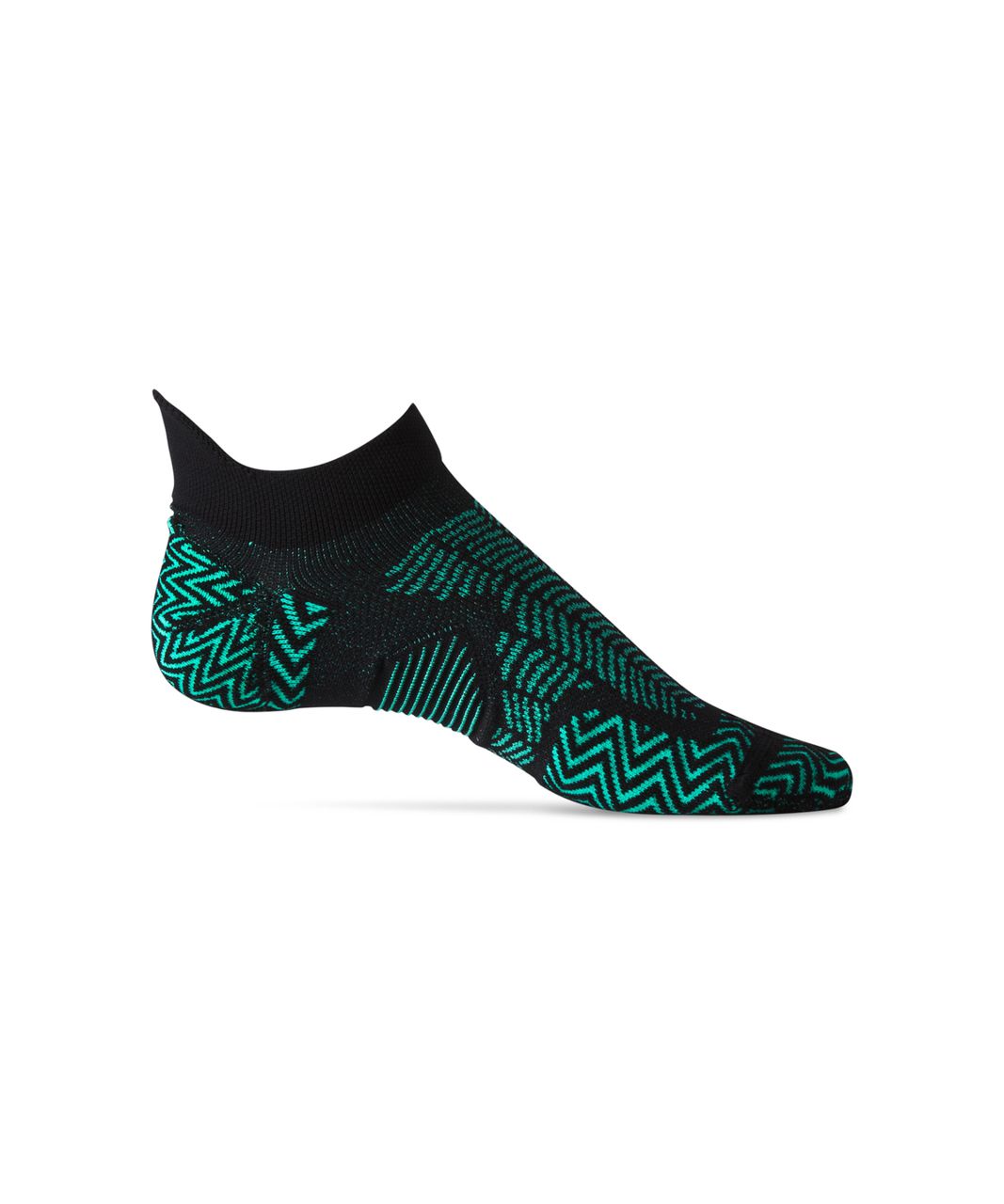 Lululemon Speed Sock - Black / Bali Breeze / Hunter Green - lulu fanatics