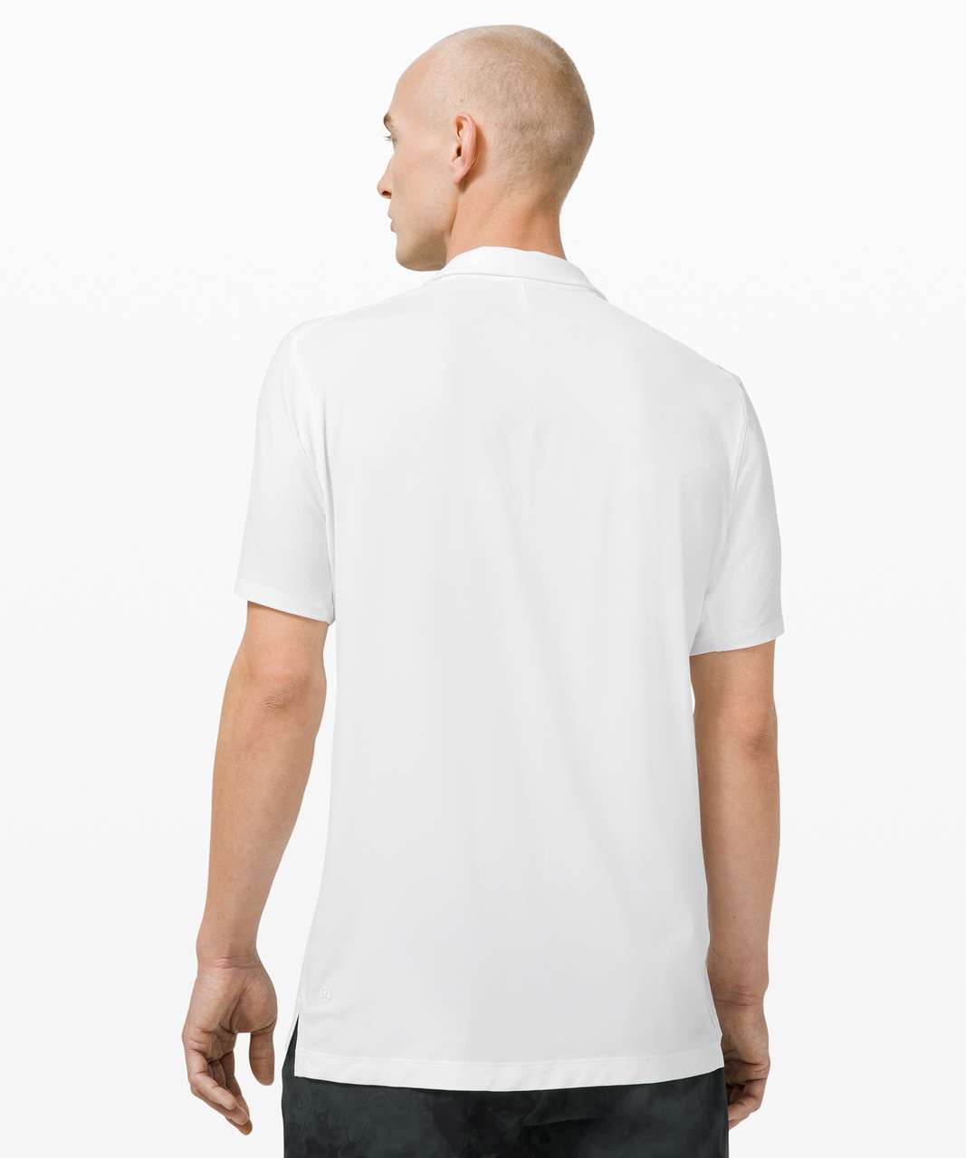 Lululemon Snap Front Performance Short Sleeve Polo - White - lulu