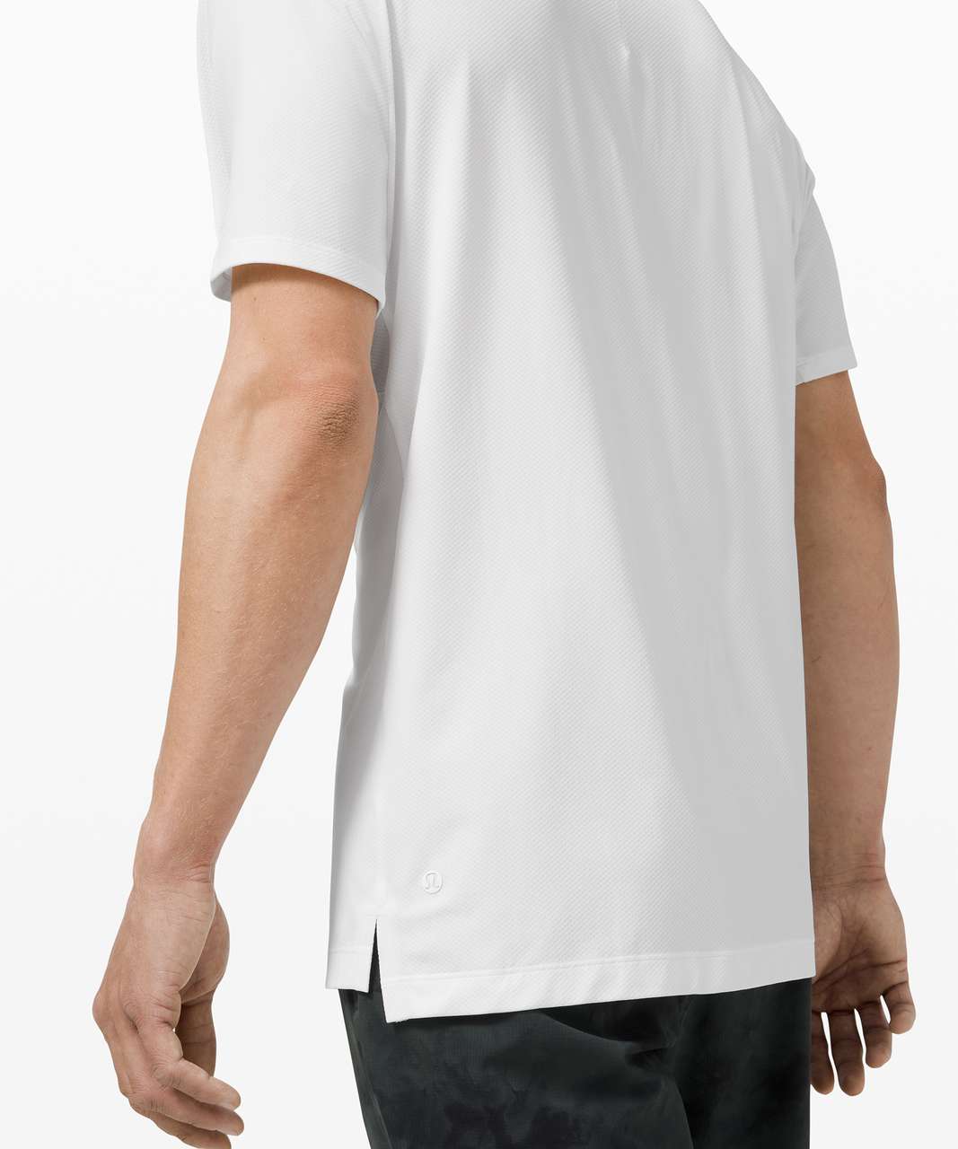 Lululemon Snap Front Performance Short Sleeve Polo - White