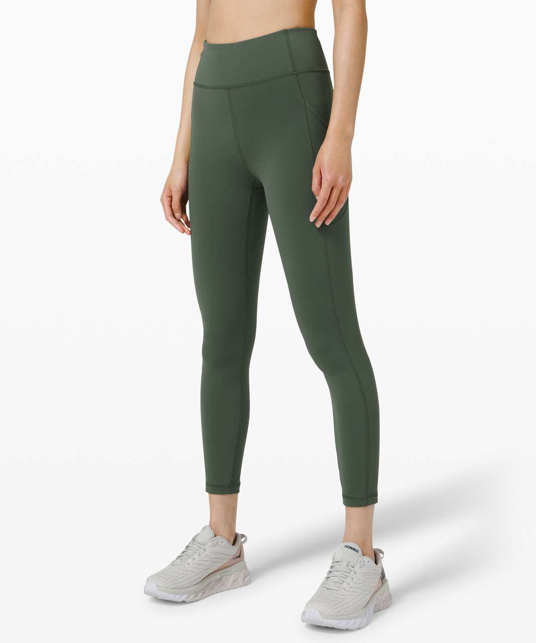 Lululemon Invigorate High-Rise Tight 25 - Smoked Spruce - lulu fanatics