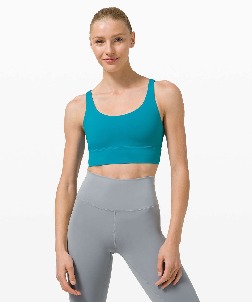 Lululemon Energy Bra Long Line *Medium Support, B–D Cup - Hawaiian