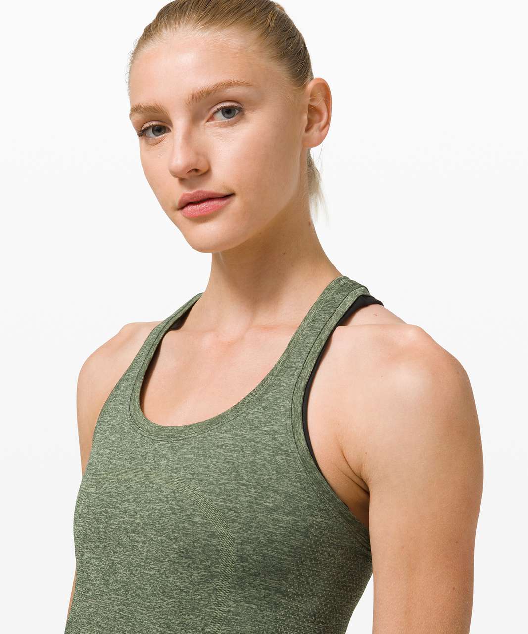 Lululemon Swiftly Tech Racerback 2.0 - Rosemary Green / Smoked Spruce