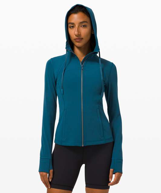 Lululemon Hooded Define Jacket *Nulu Tidal Teal Size 4 “BBL Jacket” RARE  COLOR