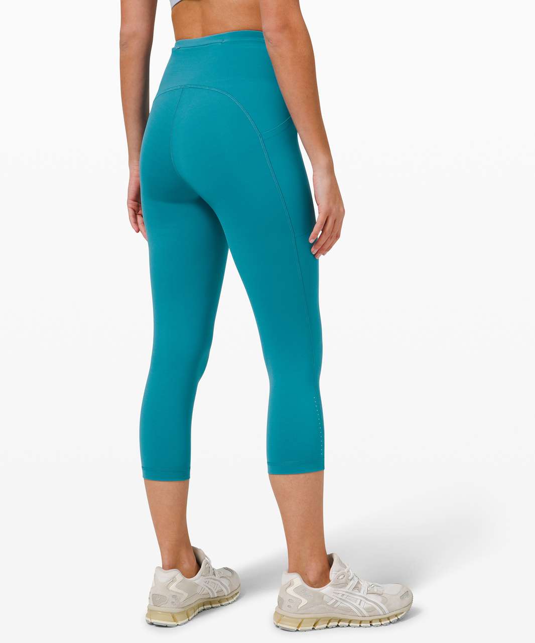 Lululemon Swift Speed High-Rise Crop 21 - Hawaiian Blue - lulu fanatics