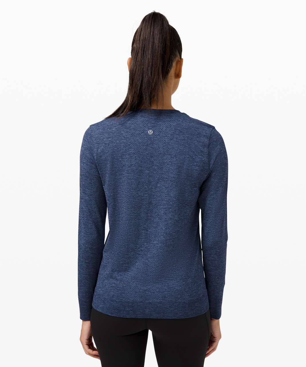 Lululemon Swiftly Breathe Long Sleeve - Water Drop / Night Sea - lulu  fanatics