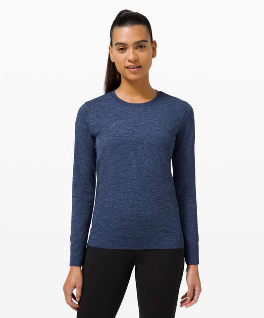 Lululemon Womens Capri/Capture Blue Swiftly Tech Long Sleeve 2.0