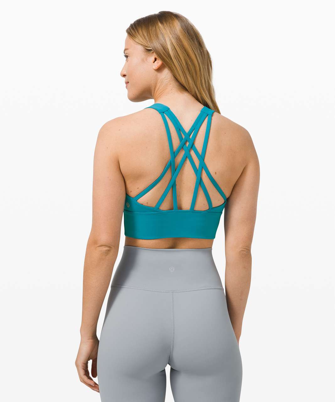 Lululemon Sports Bra Free to Be Serene Women's 4/S Strappy Logo Athletic  Workout