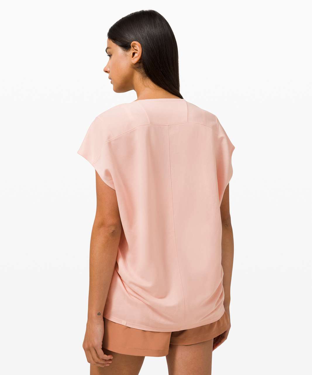 Lululemon Capped Short Sleeve Tee - Pink Mist