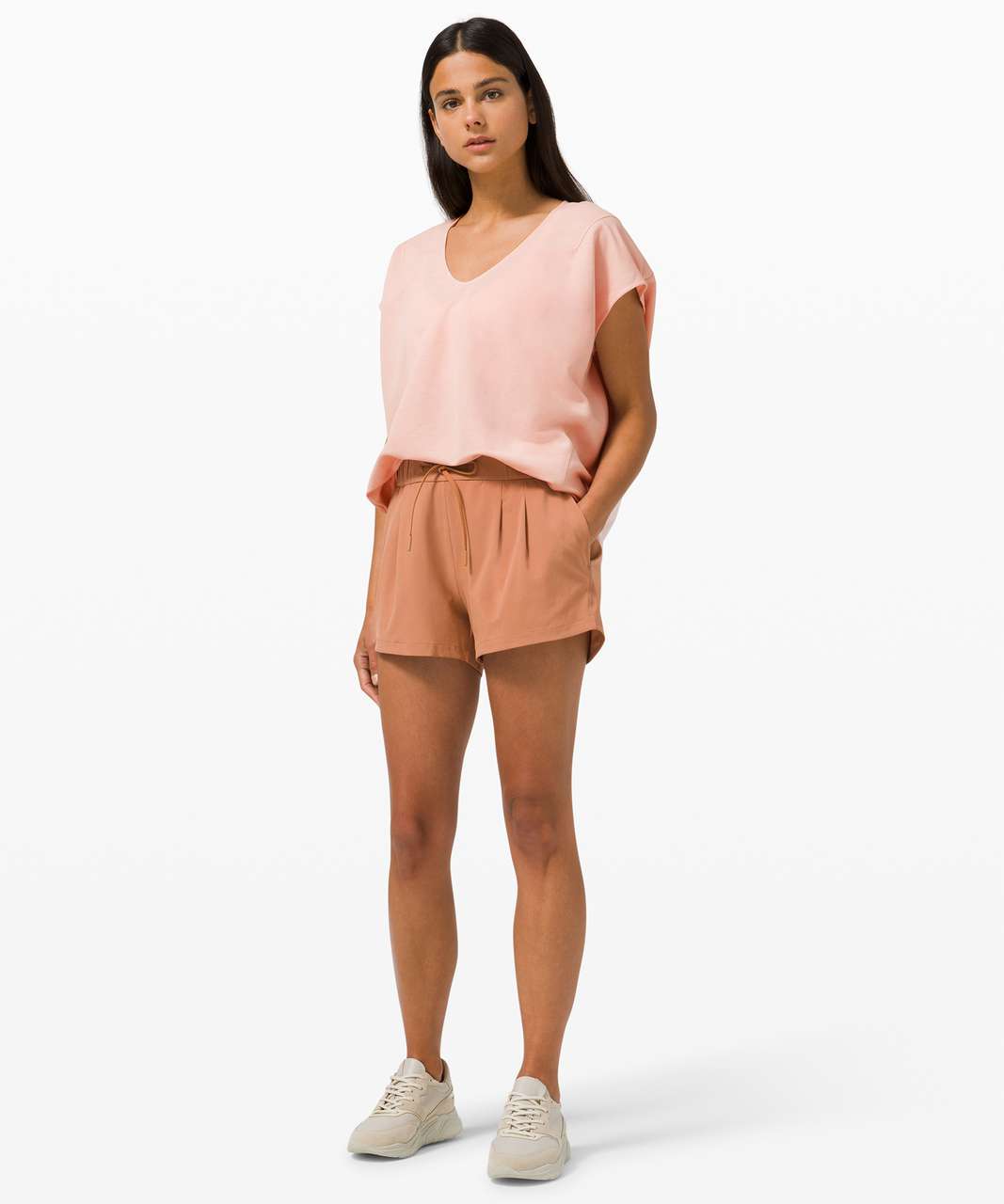 Lululemon Capped Short Sleeve Tee - Pink Mist