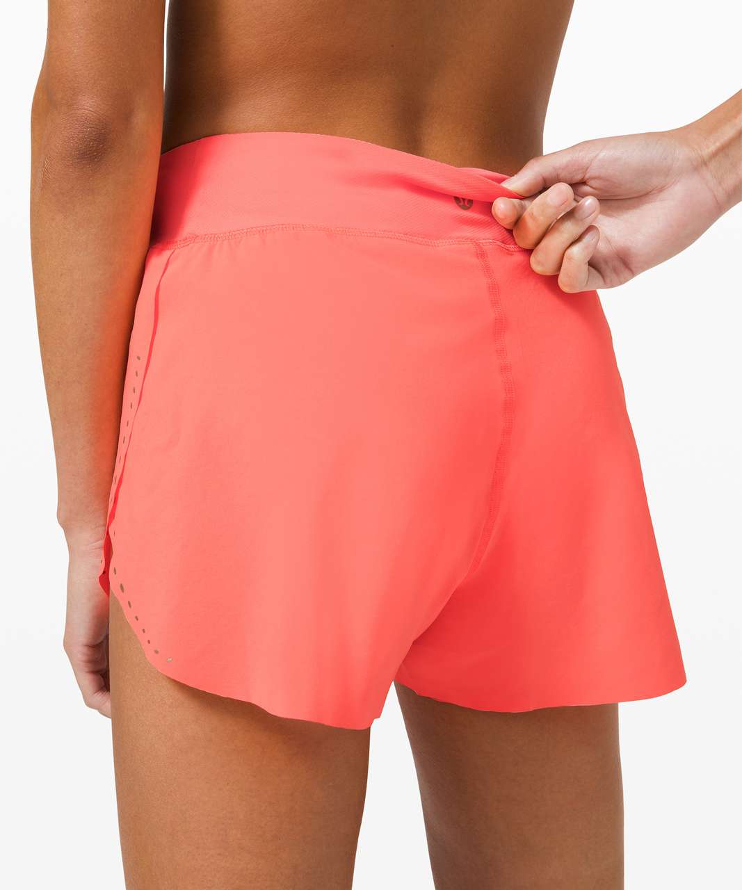 NEW Women Lululemon Find Your Pace Lined High-Rise Short 3 Pink Peony 6 &  8