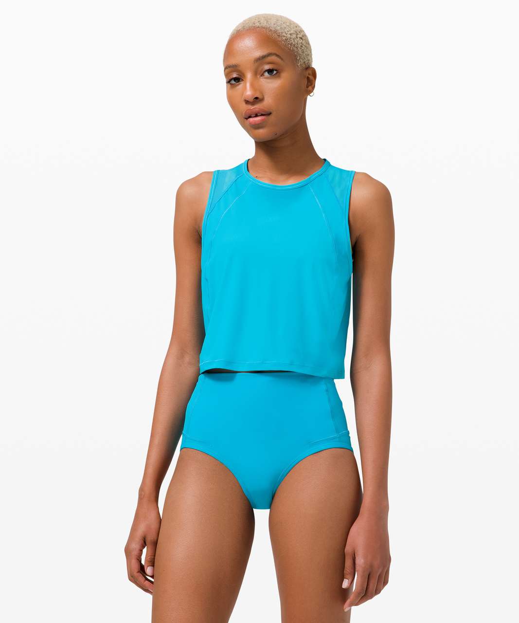 Lululemon Sculpt Tank *Cropped - Turquoise Tide