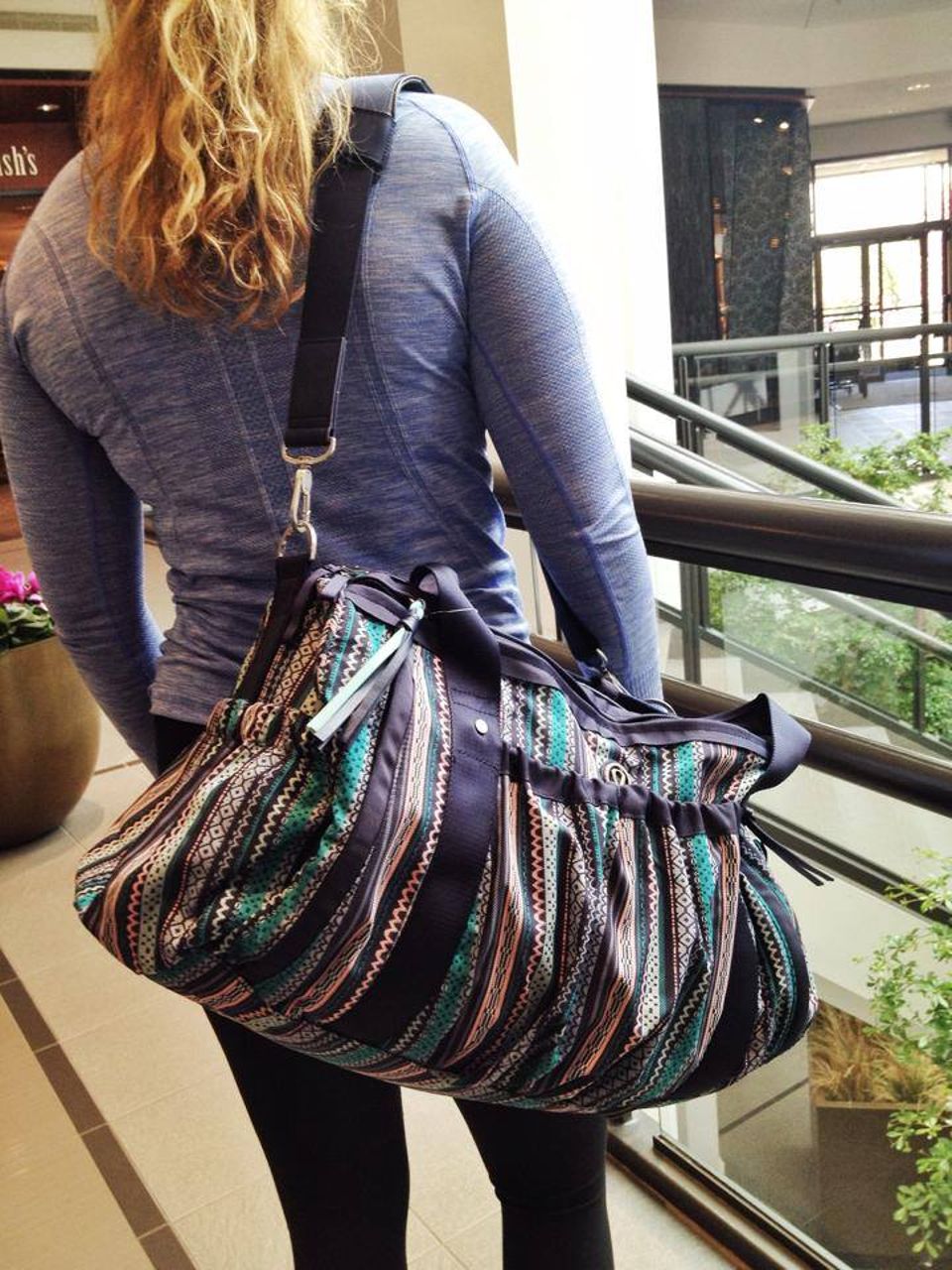 Lululemon Keep On Running Duffel - Needa Margarita Cadet Blue