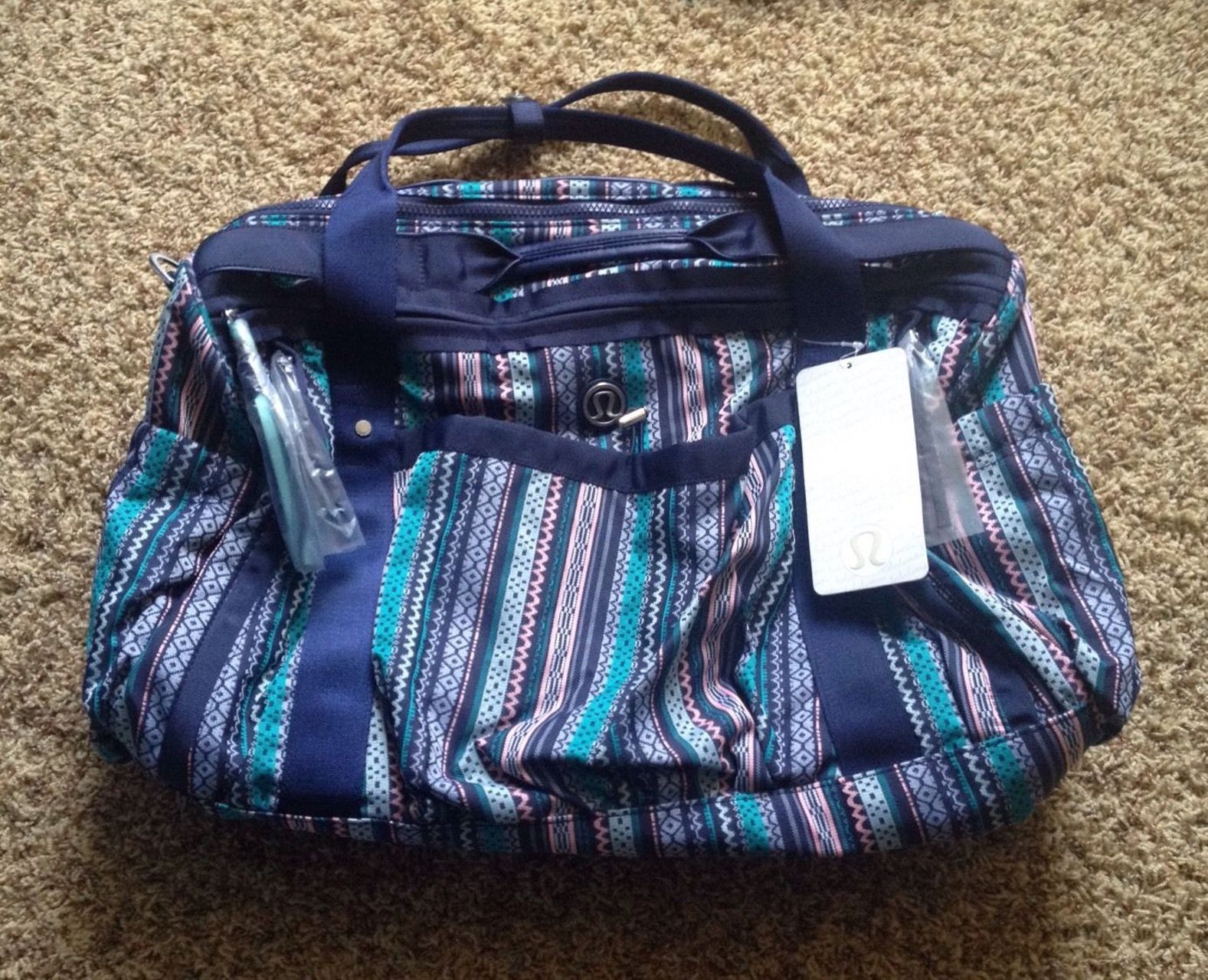 Lululemon Keep On Running Duffel - Needa Margarita Cadet Blue