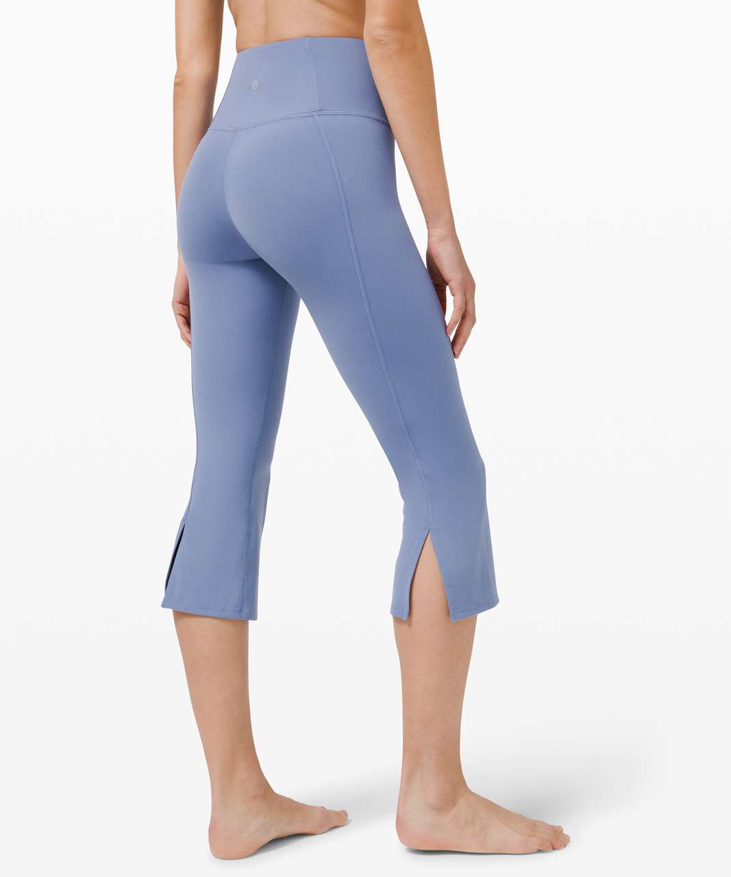 NWT Lululemon Add Flare High Rise Crop 21 Water Drop Blue 8