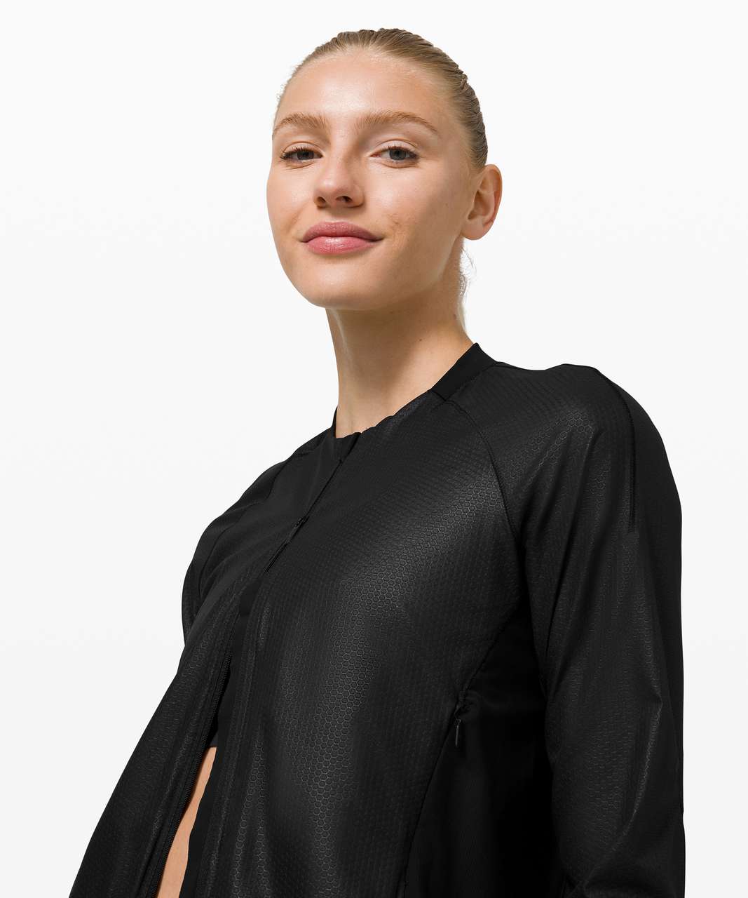 Lululemon Lightweight Run Jacket *Emboss - Black