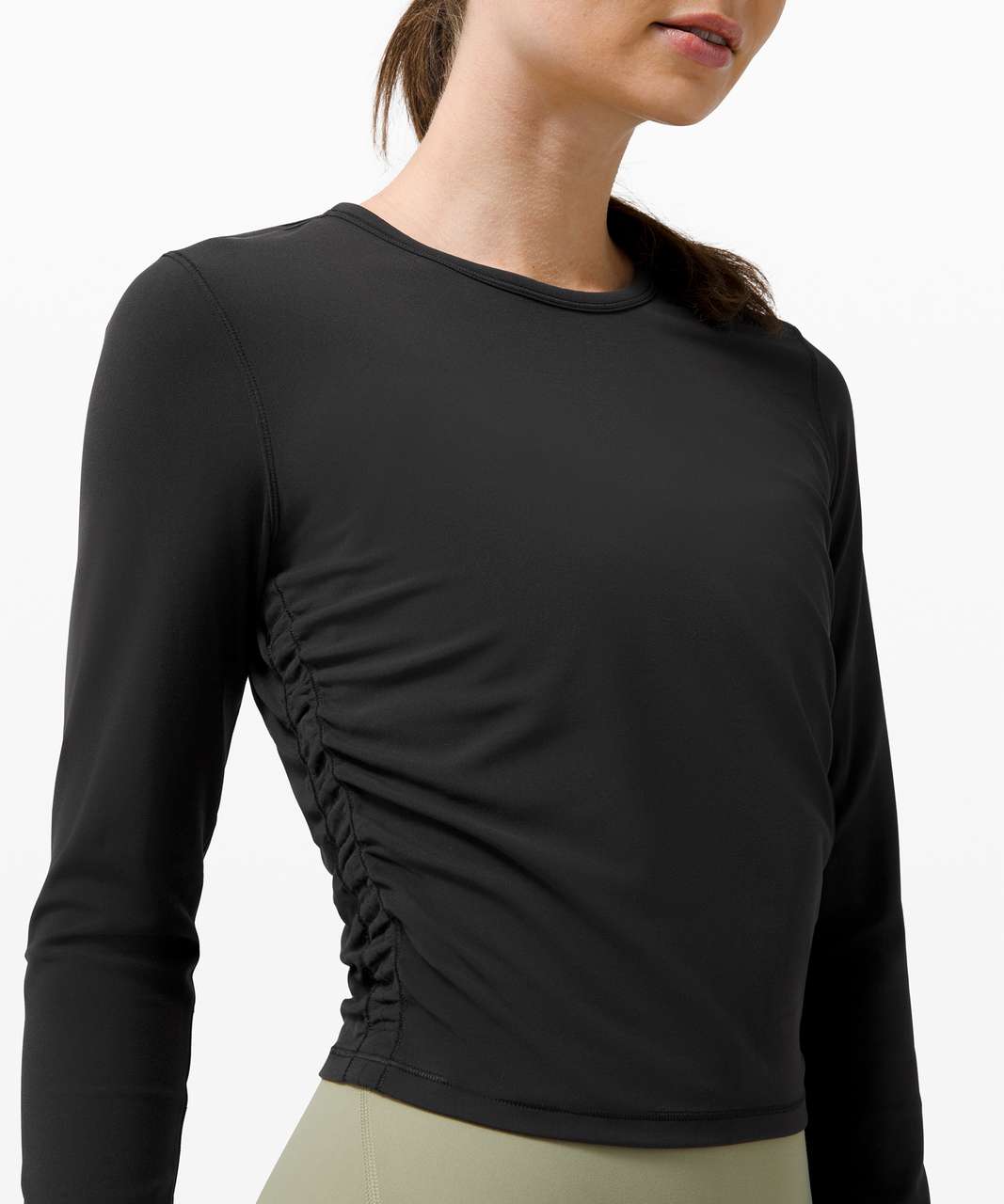 Lululemon All It Takes Long Sleeve *Nulu - Black - lulu fanatics