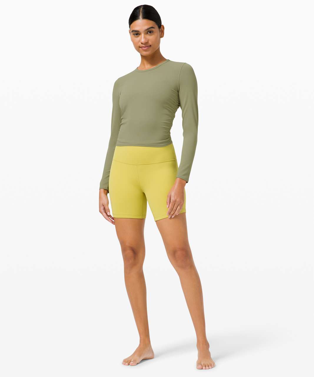 Lululemon All It Takes Long Sleeve *Nulu - Rosemary Green - lulu fanatics