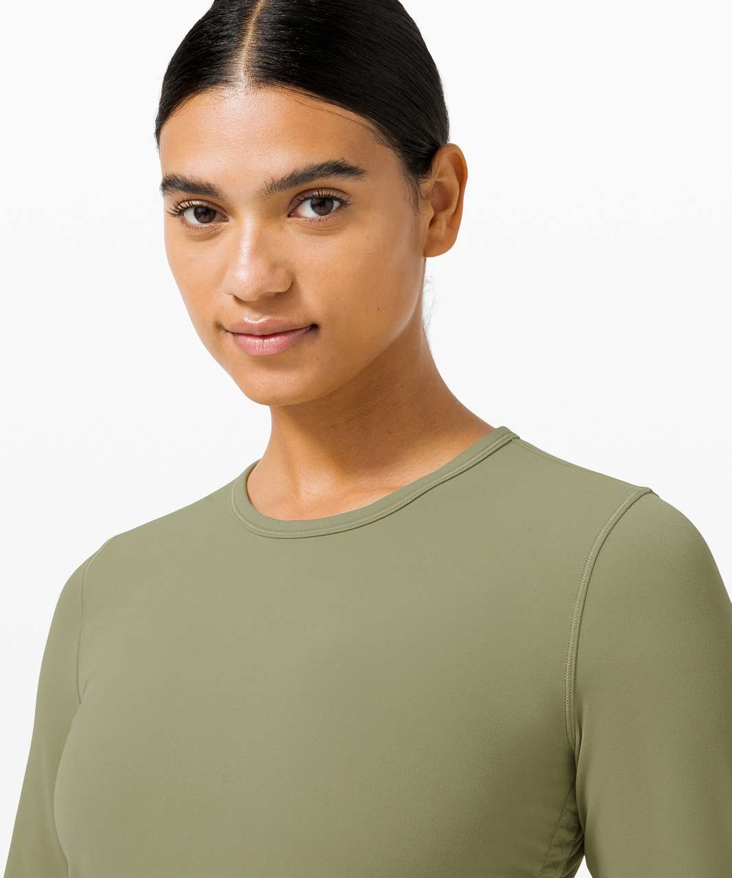 Lululemon All It Takes Long Sleeve *Nulu - Rosemary Green