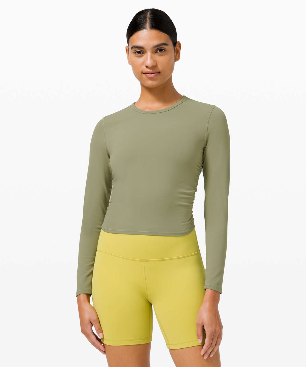 Lululemon All It Takes Long Sleeve *Nulu - Rosemary Green - lulu fanatics