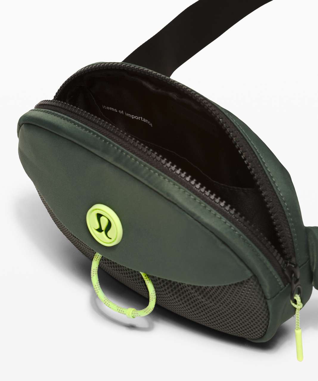 Lululemon Take It On Belt Bag *1L - Smoked Spruce / Neo Mint