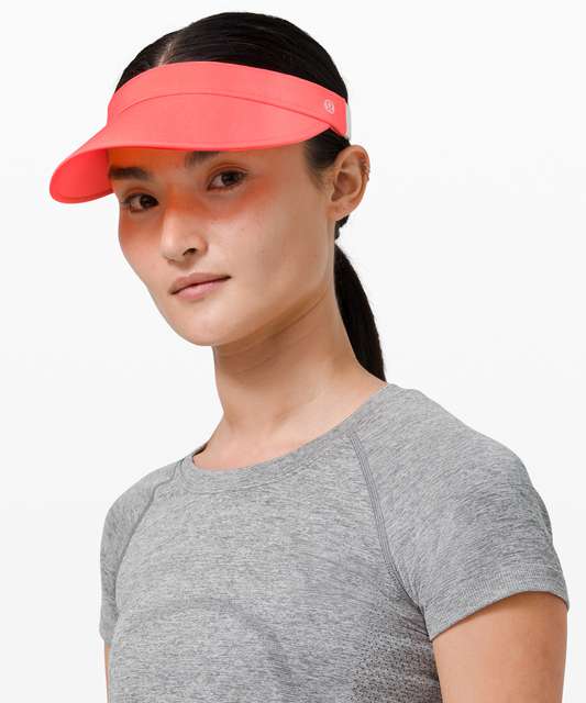 Lululemon Fast Paced Run Visor - Pretty Prism Multi / Black - lulu fanatics