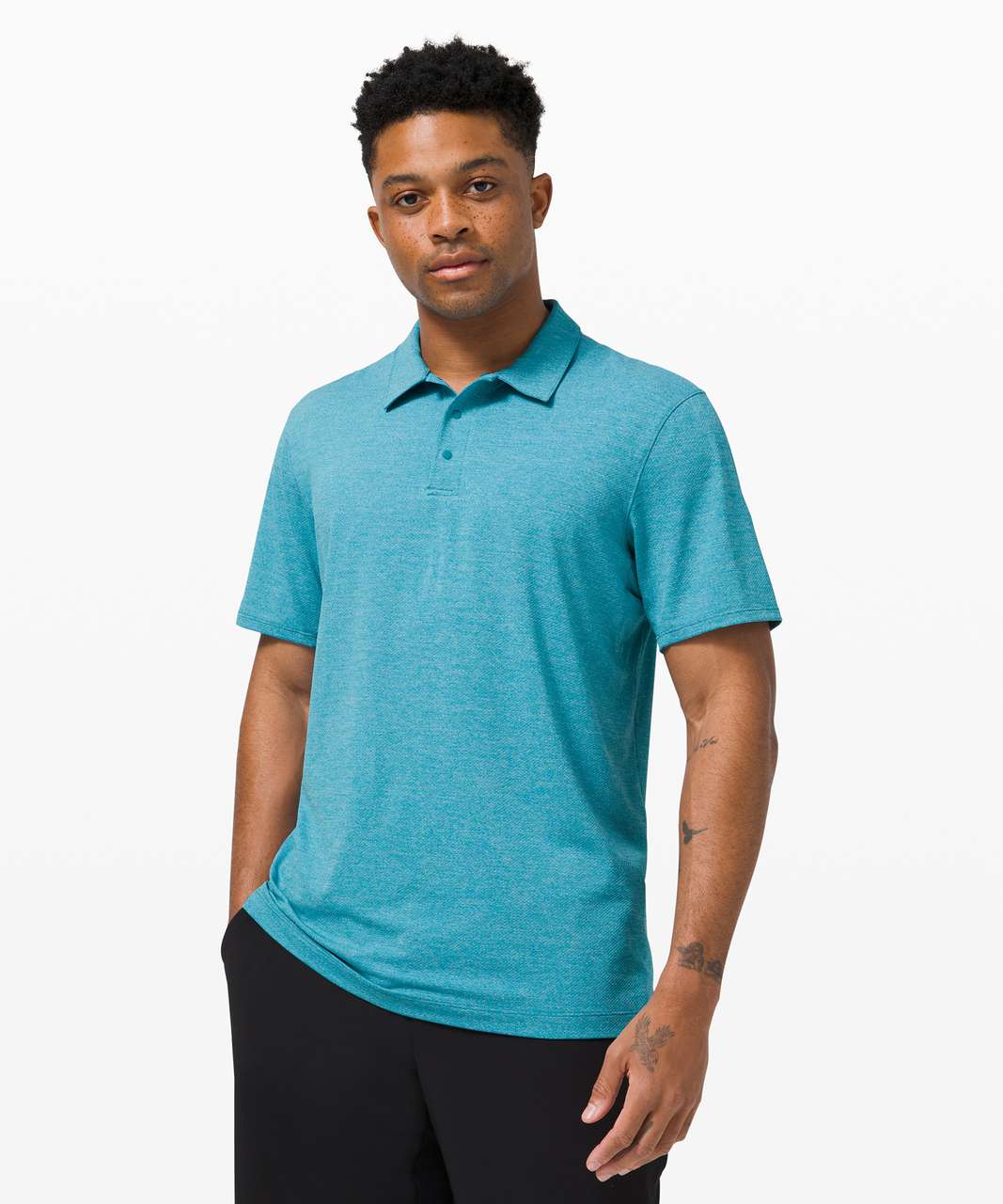 lululemon snap front polo