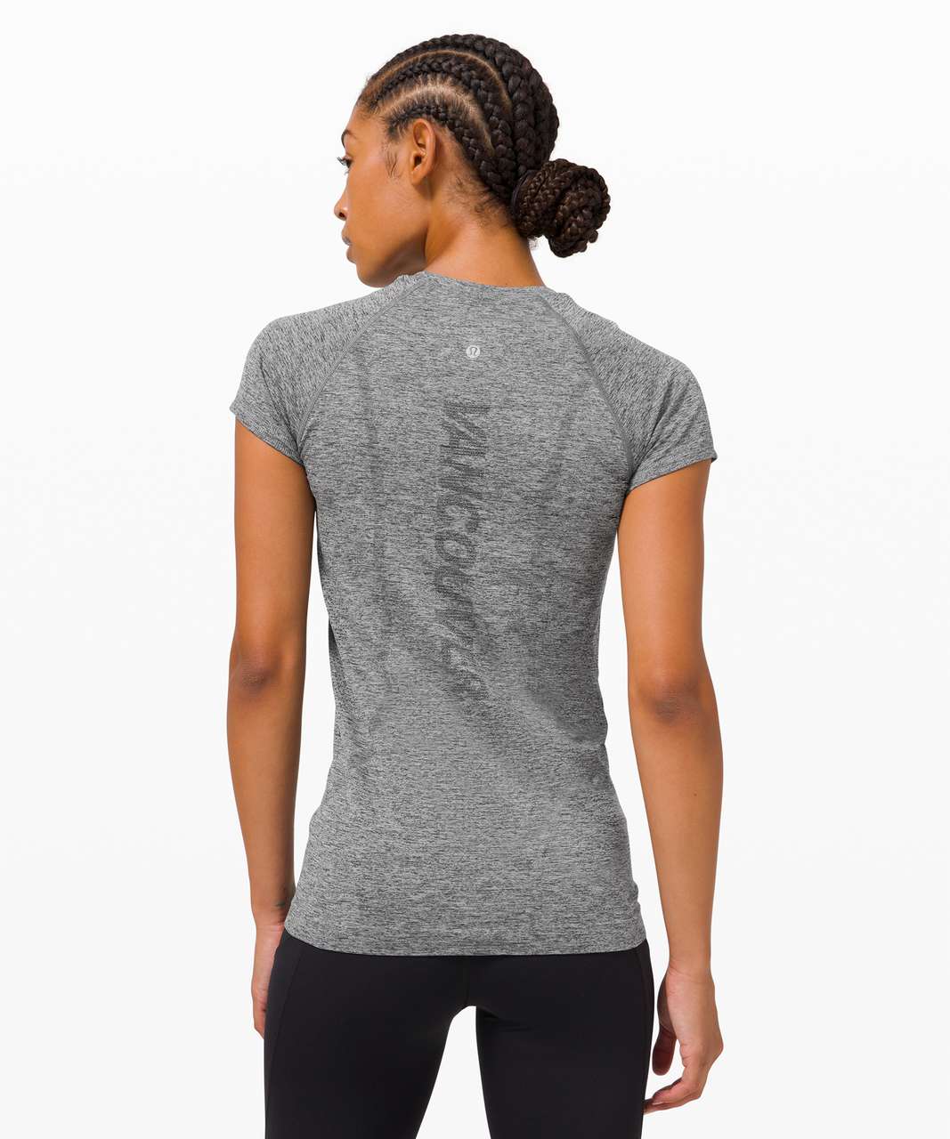 Lululemon Swiftly Tech Short Sleeve 2.0 *City - Vancouver / Silver Drop /  Black - lulu fanatics