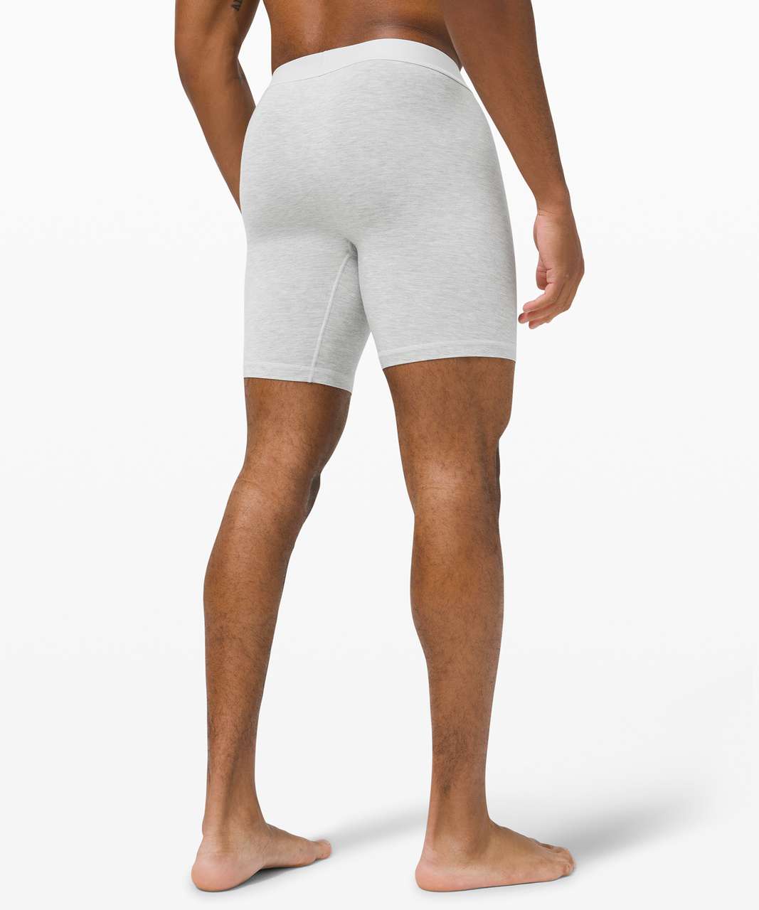 Lululemon Always In Motion Boxer *The Long One 5 Pack 7" - Heathered Core Medium Grey / Black / Heathered Vapor / Heathered Green Fern