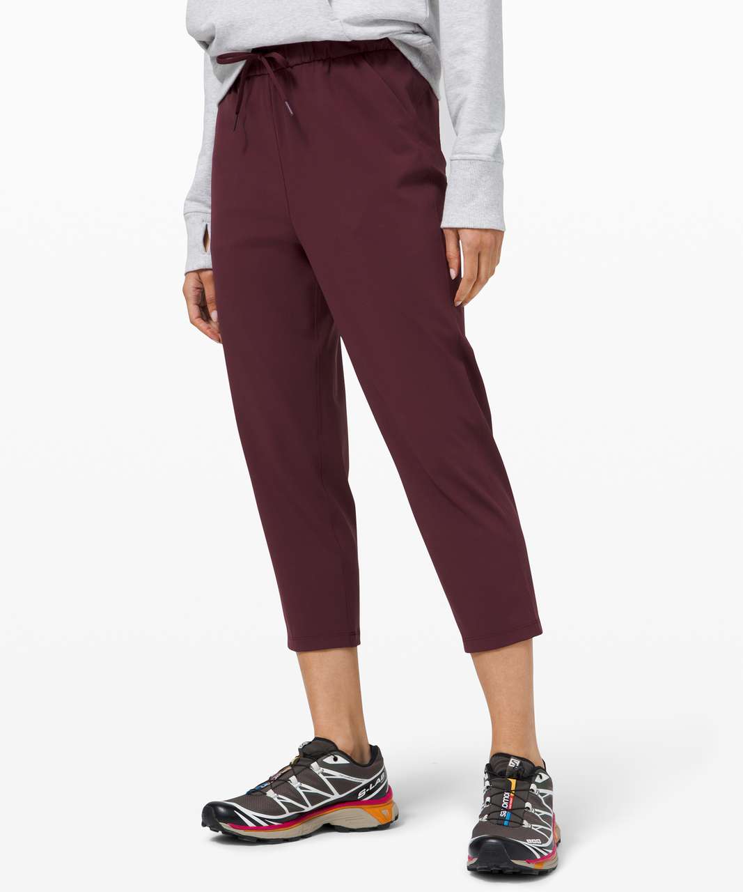 Lululemon Keep Moving Crop *High Rise, 23" - Cassis