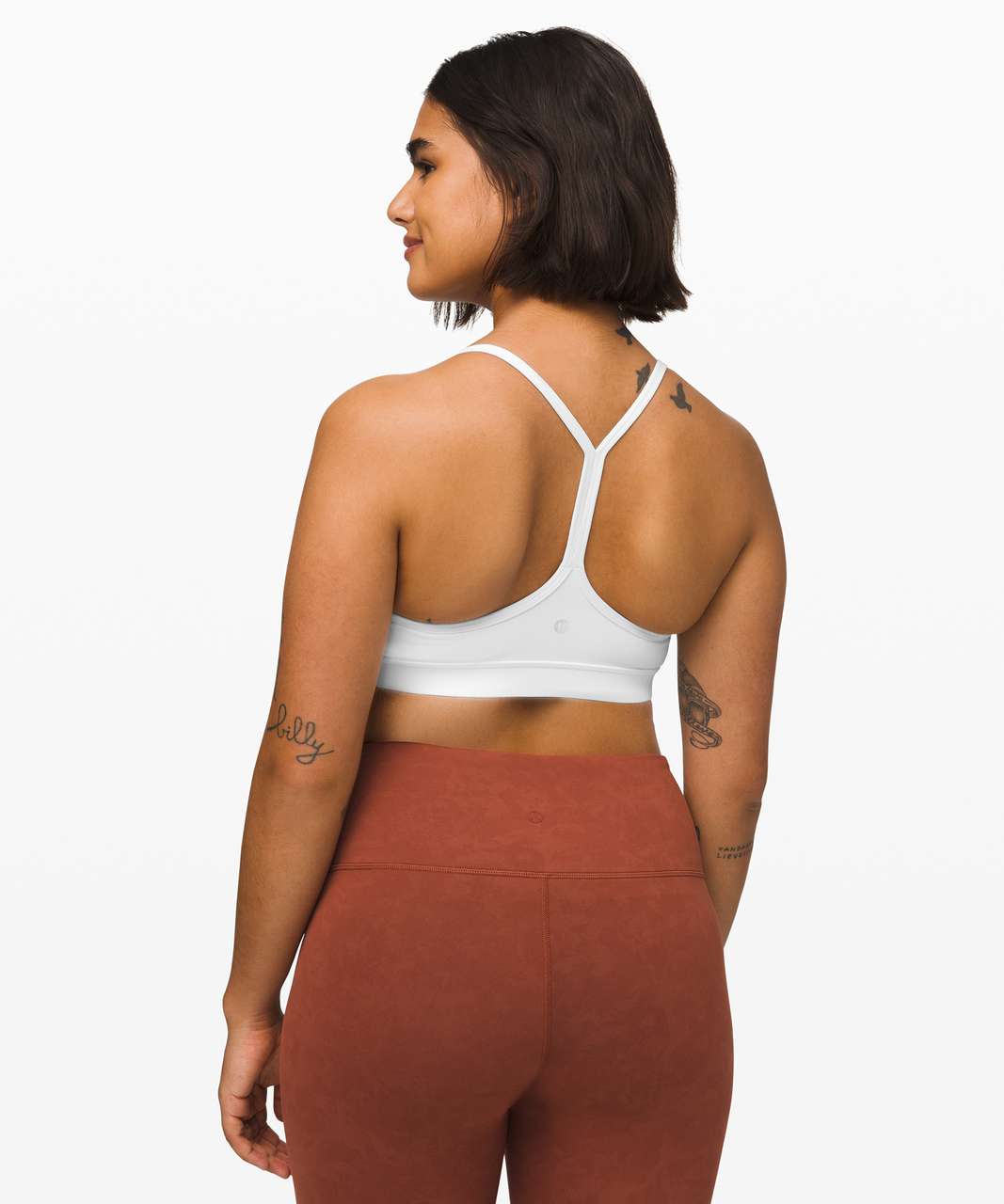 Lululemon Flow Y Bra Nulu *Light Support, A–C Cups - Faded Zap - lulu  fanatics