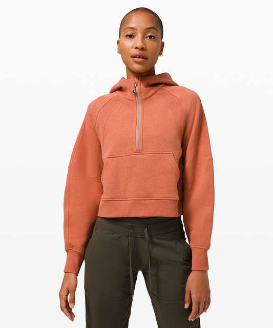 Lululemon Scuba Oversized Half-Zip Hoodie - Strawberry Milkshake - lulu ...