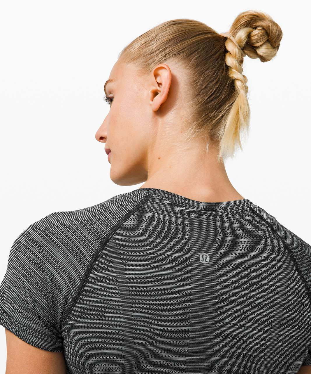 Lululemon Swiftly Tech Short Sleeve 2.0 - Prism Stripe Rhino Grey Multi