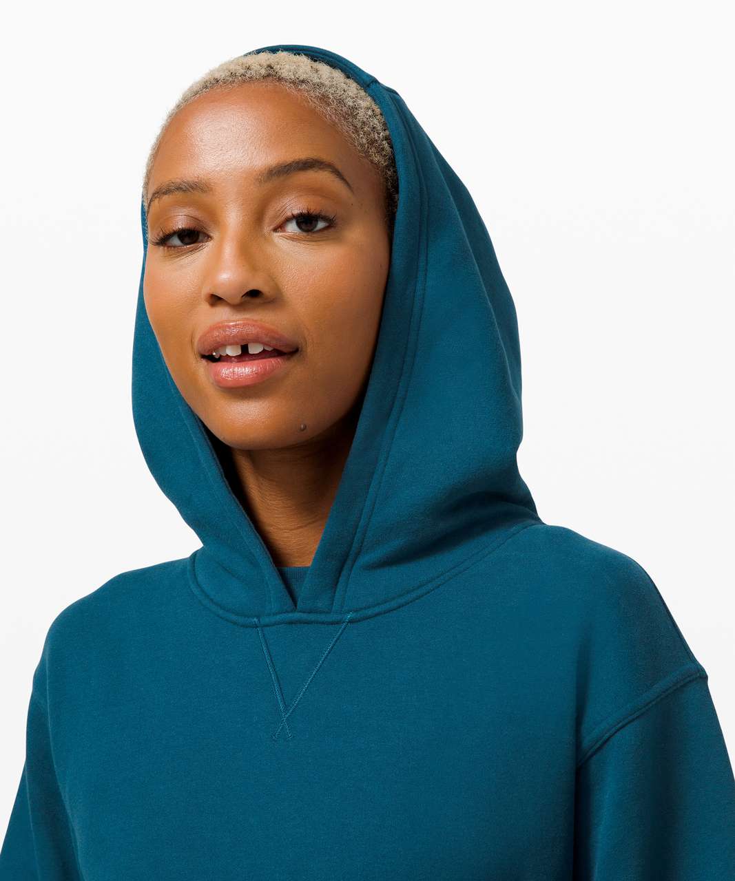 Lululemon All Yours Hoodie *Fleece - Blue Borealis - lulu fanatics