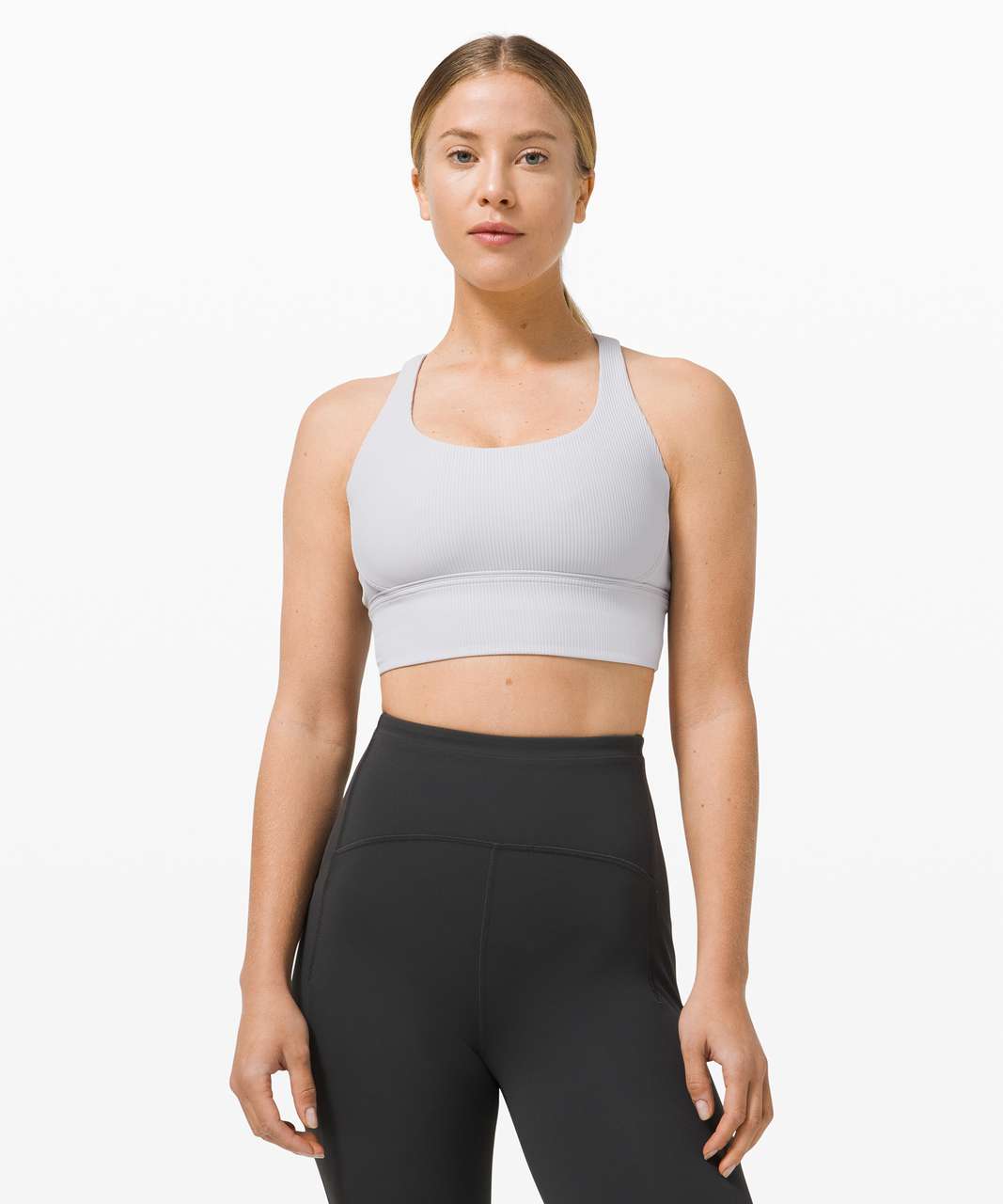 Lululemon Energy Bra Long Line Ribbed *Medium Support, B–D Cup - Stargaze -  lulu fanatics