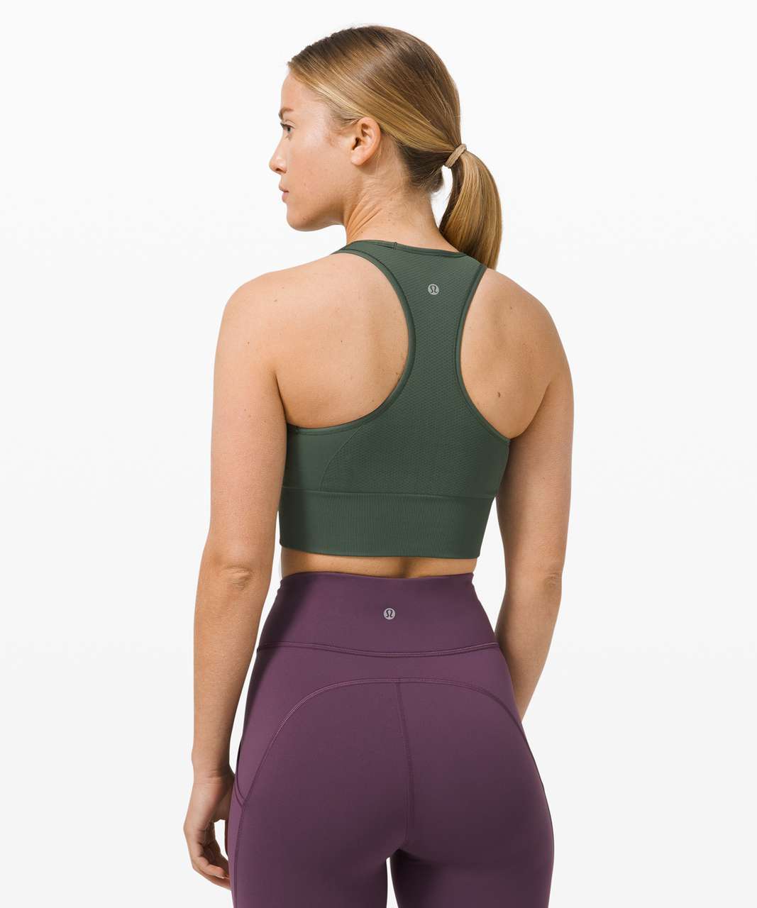 Lululemon Ebb to Train Bra *Medium Support, C/D Cup - Smoked Spruce