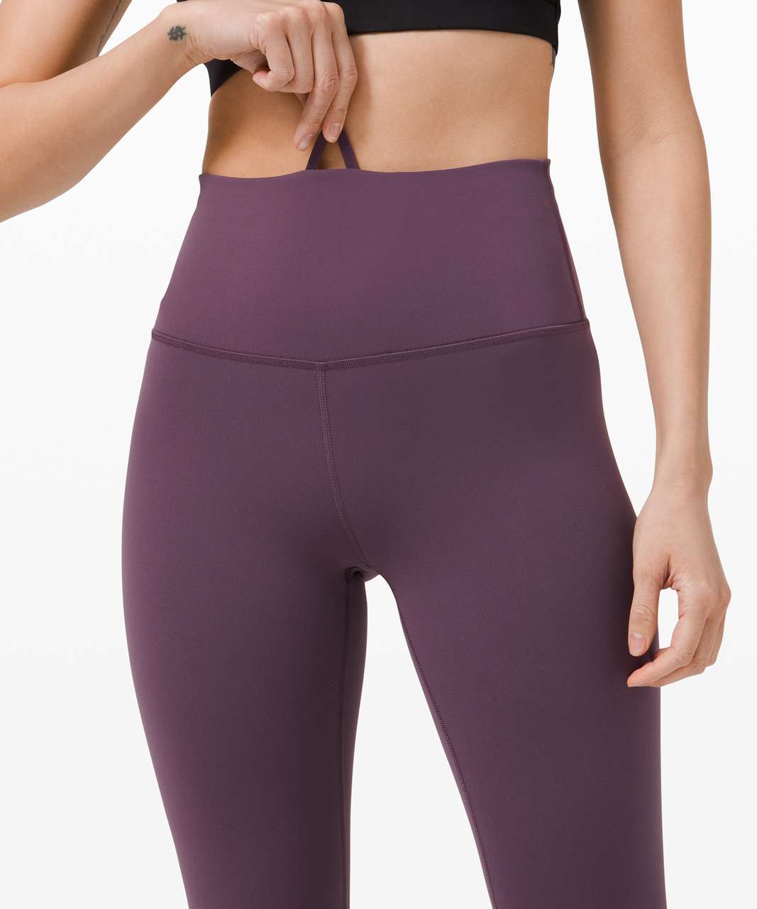 Lululemon Wunder Train High-Rise Crop 23 - Grape Thistle - lulu