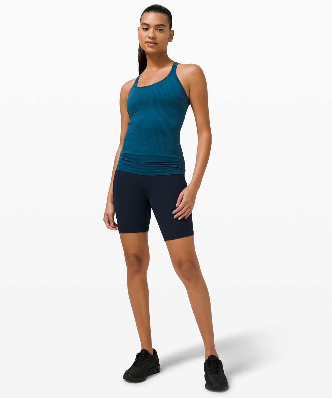 Lululemon Ebb To Street Tank *Light Support For B/C Cup - Blue