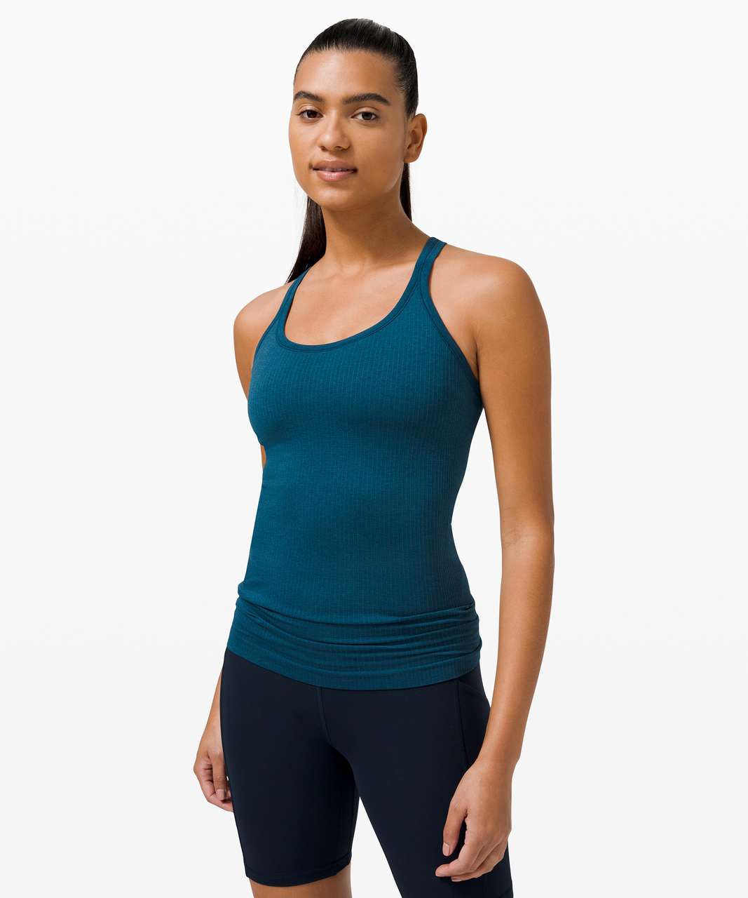 Lululemon Ebb To Street Tank *Light Support For B/C Cup - Blue Borealis -  lulu fanatics