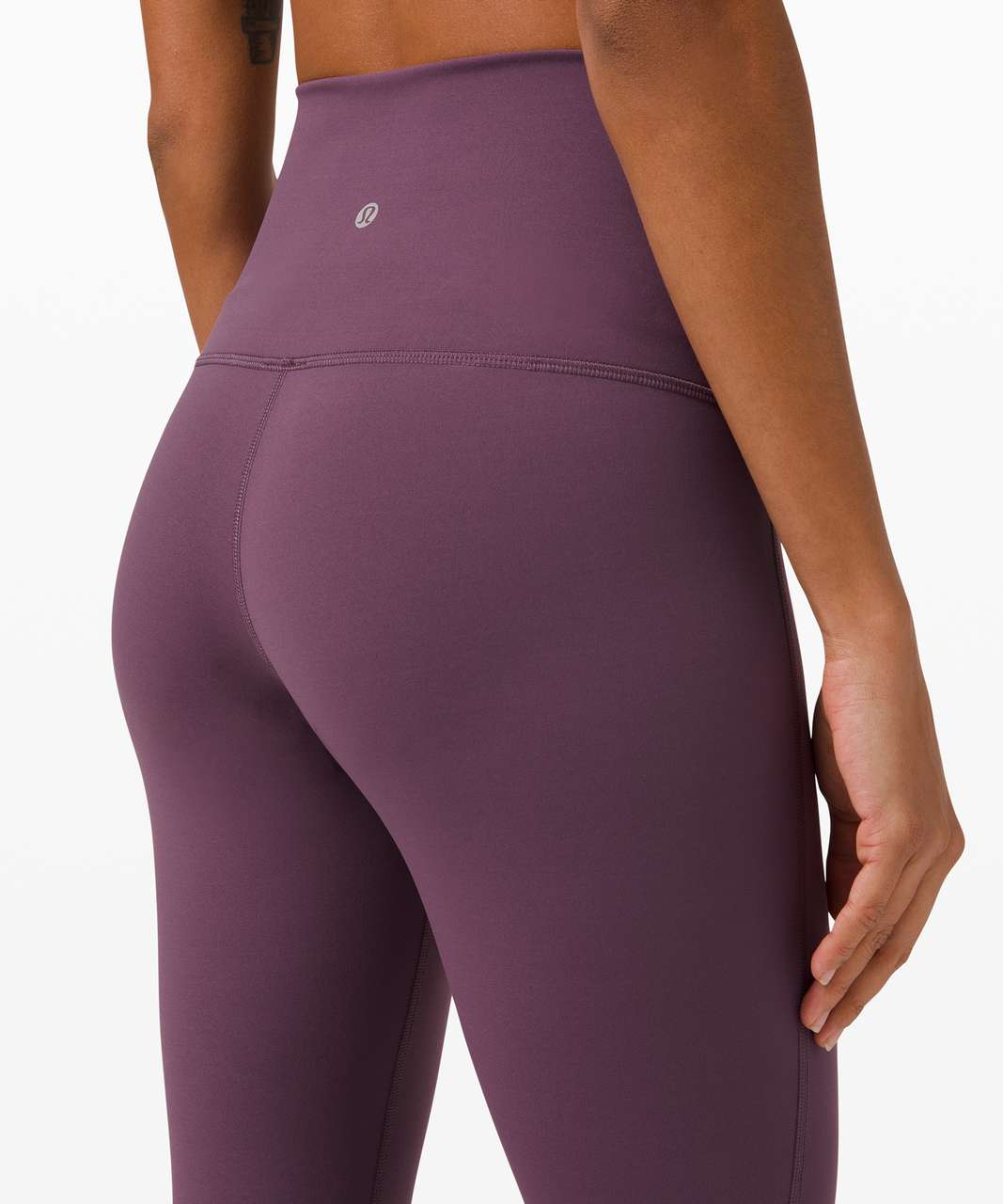 Lululemon Wunder Under High-Rise Crop 23 *Updated Scallop Full-On Luxtreme  - Grape Thistle - lulu fanatics