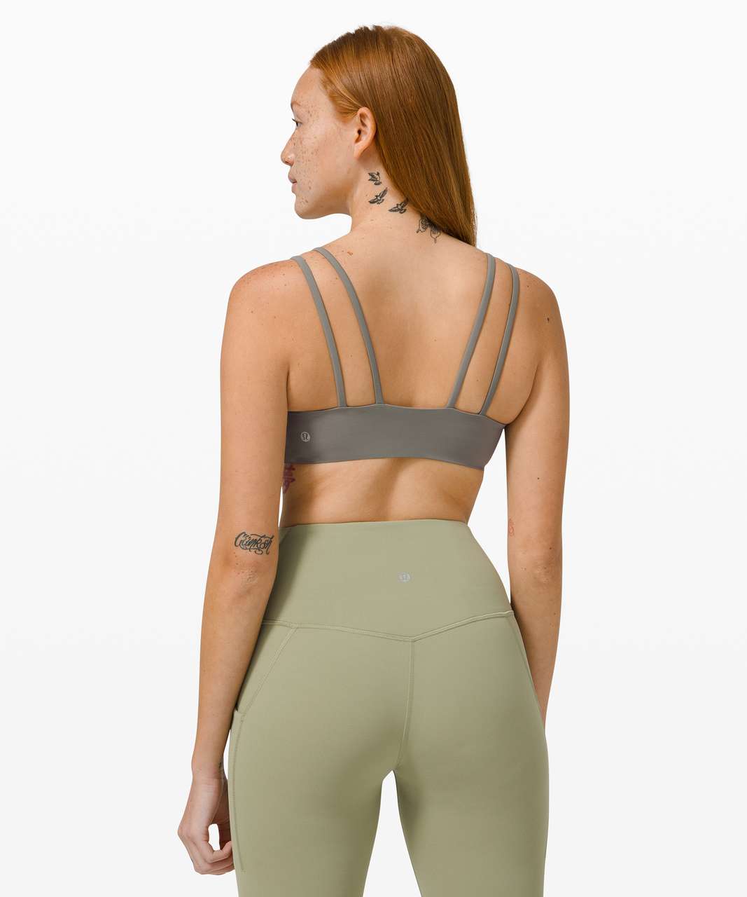 Like a Cloud Longline Bra *Light Support, B/C Cup, Grey Sage