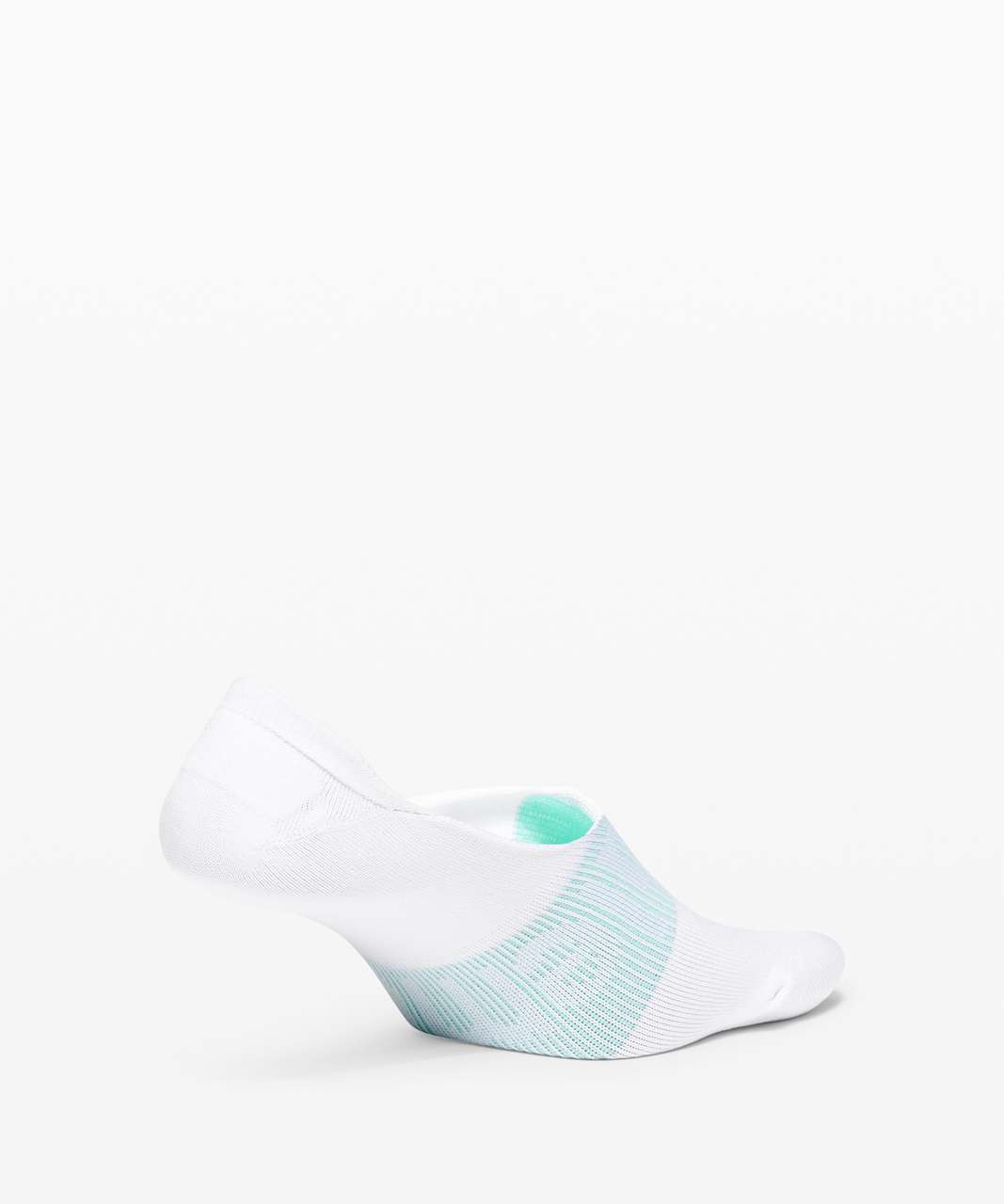 Lululemon Daily Stride No Show Sock *3 Pack - White / Wild Mint / Crispin Green