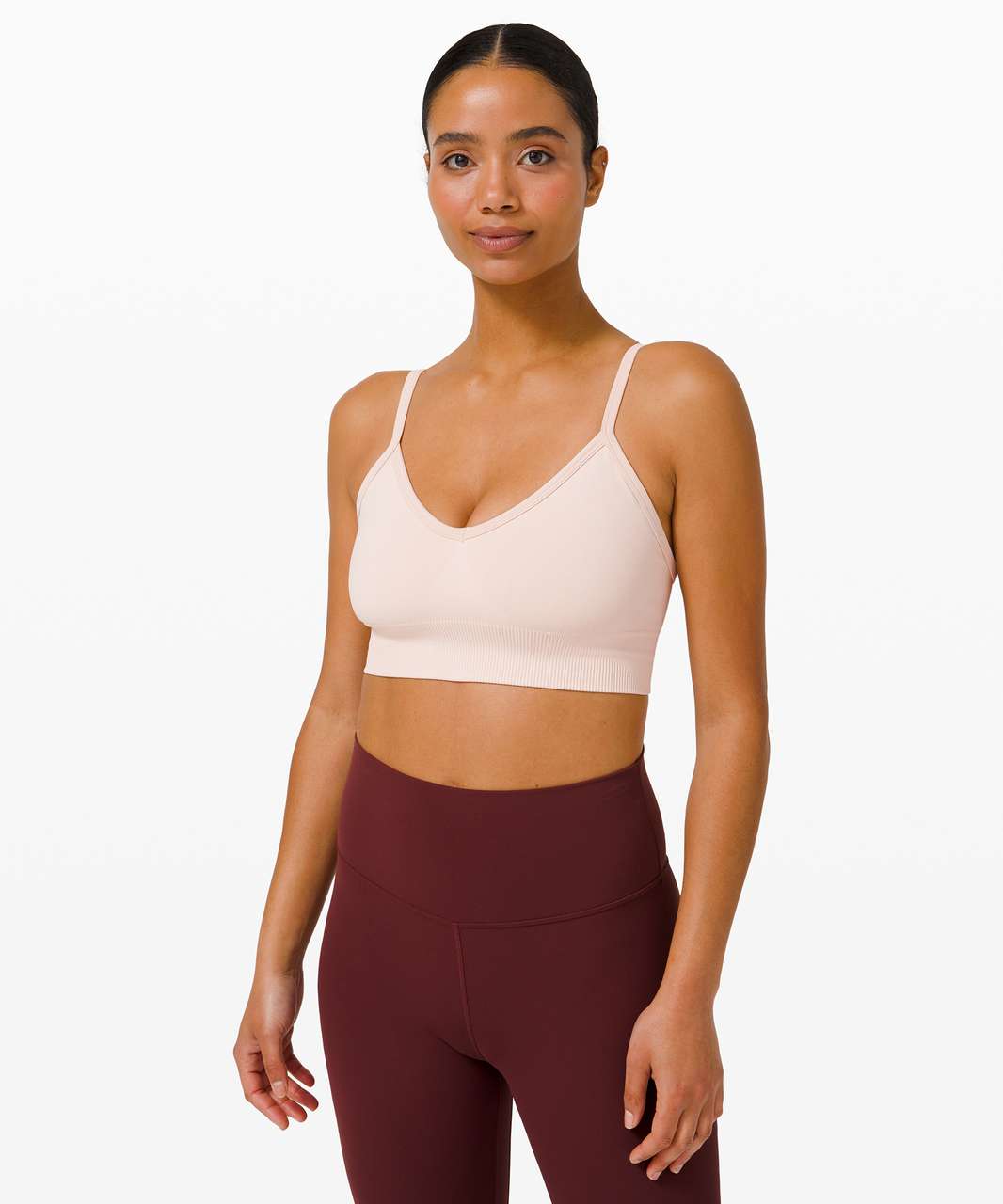 Lululemon Ebb To Street Bra II - Pink Bliss - lulu fanatics