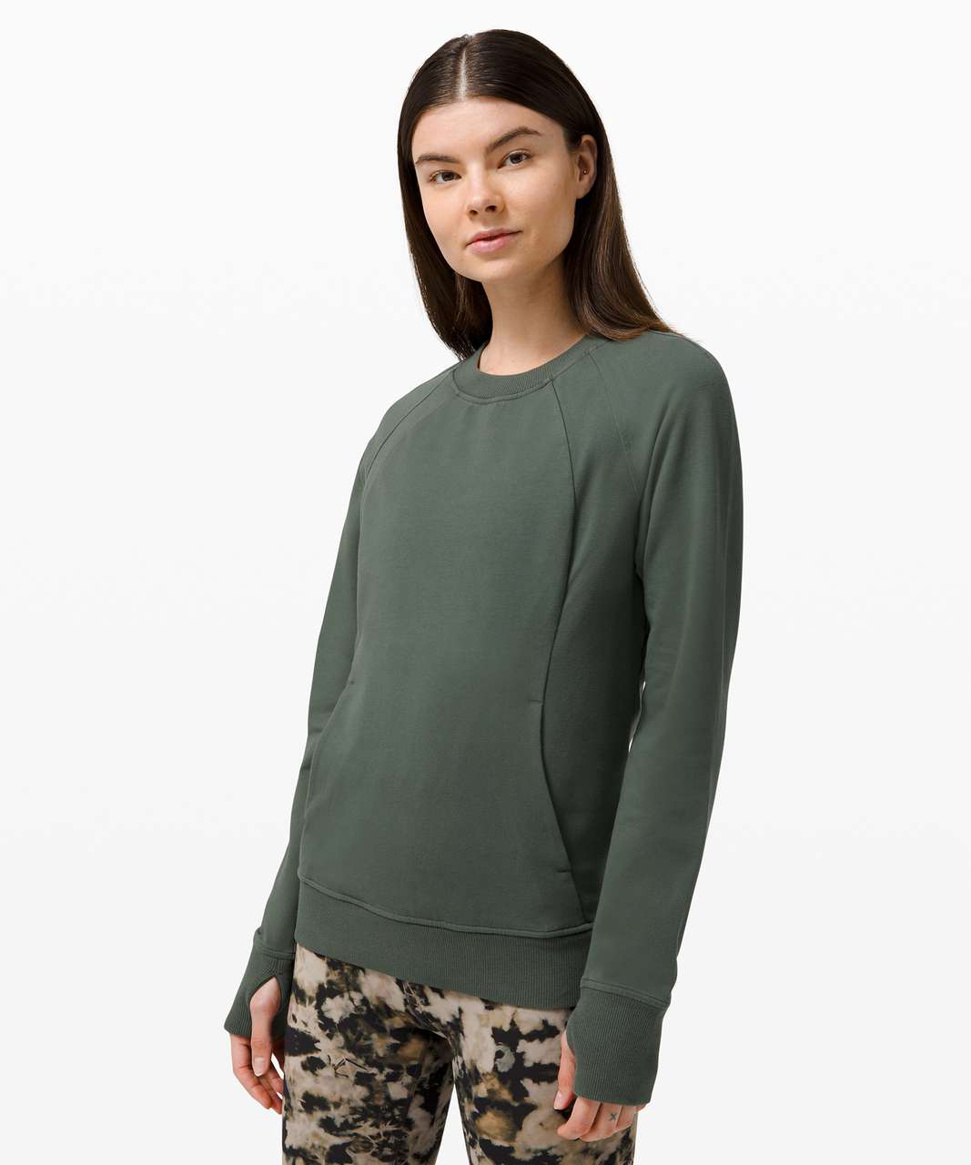 Lululemon perfectly oversized sweatshirt smoked spruce - Sweaters