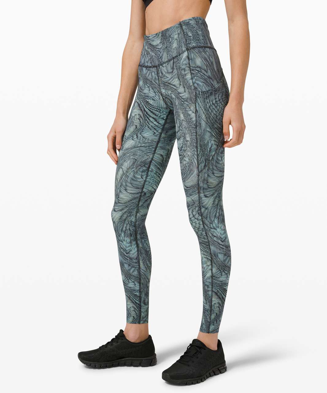 Lululemon Fast and Free Tight 28" *Non-Reflective - Dimensional Icing Blue Multi