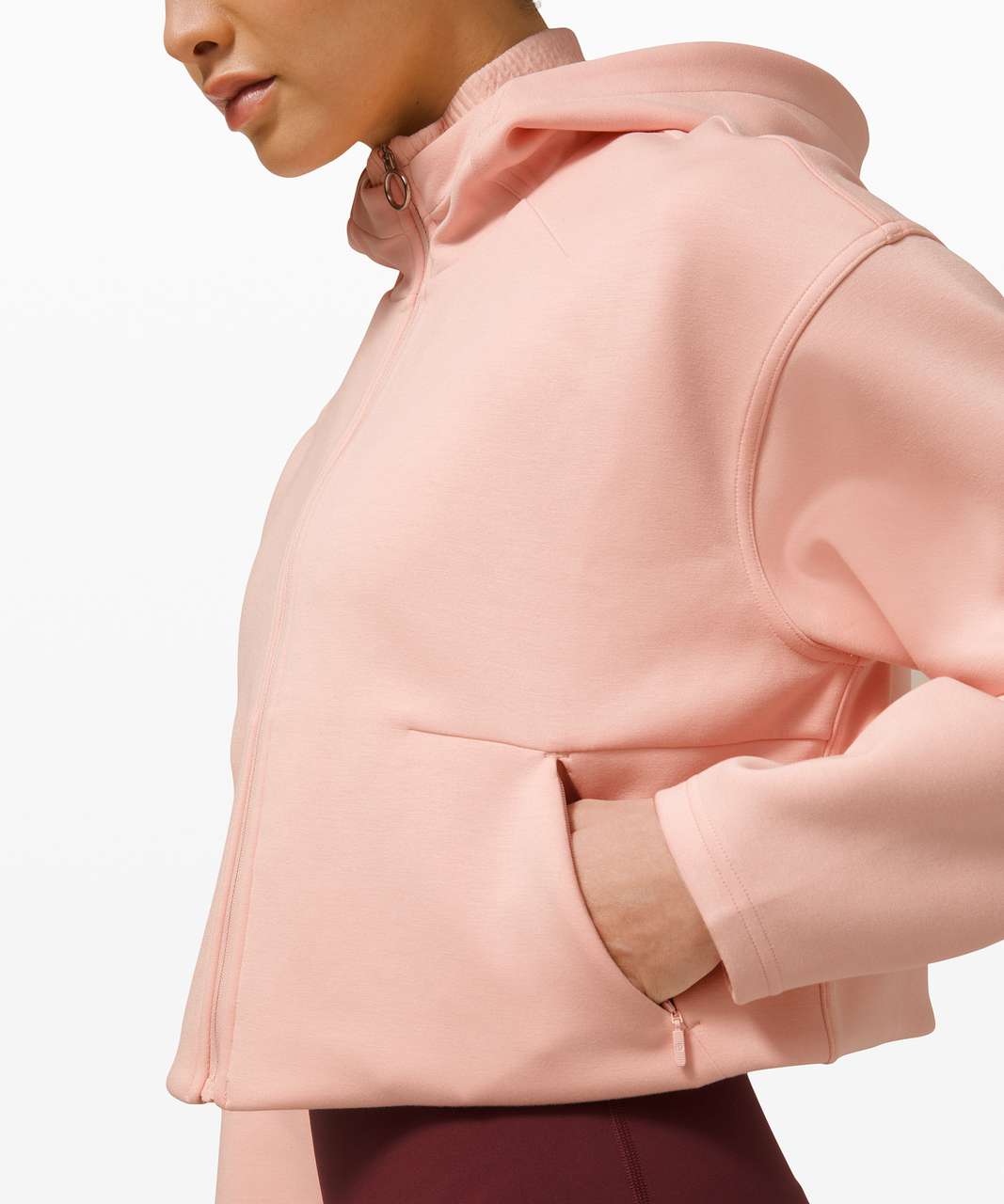 Lululemon Soft Oversized Zip Hoodie - Pink Mist