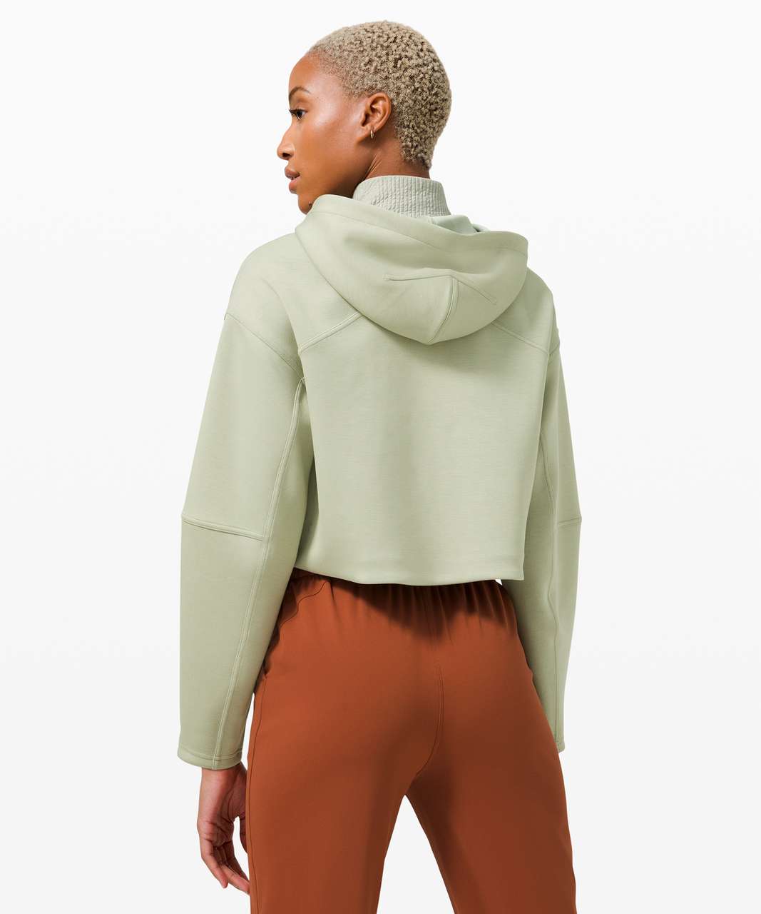 smoked spruce + green fern = my new favorite color combo 😍 green fern ftbw  (8) and soft oversized crop hoodie (xs/s) with smoked spruce wunder trains  (4) : r/lululemon