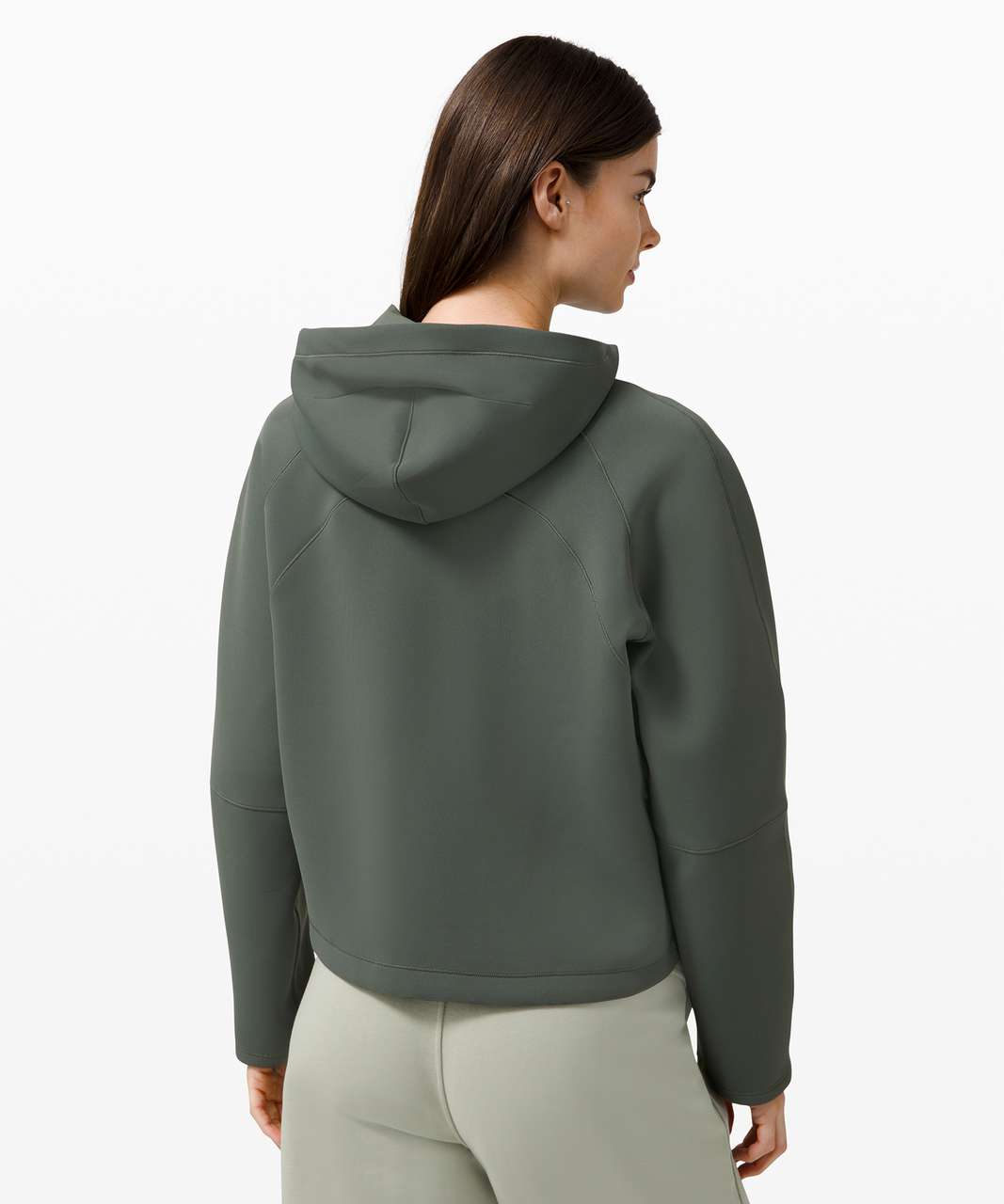 Quarter Zip Hoodie - SMOKED SPRUCE