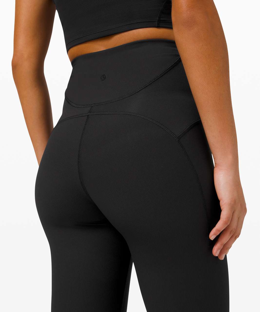 Luxe r.e.b.l High Waisted Ribbed Black Leggings – R.E.B.L.